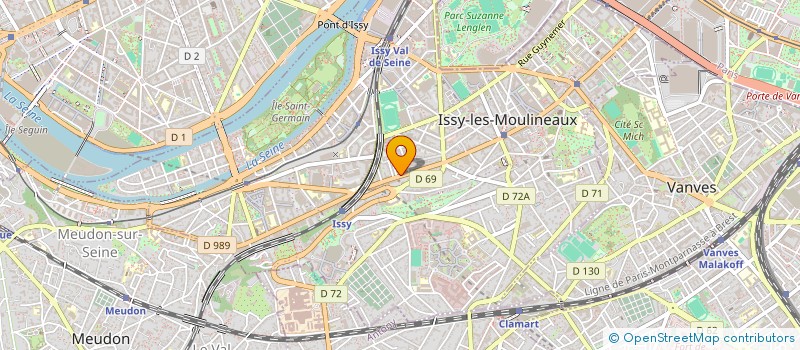 localisation de l'entreprise SOKOL à ISSY-LES-MOULINEAUX