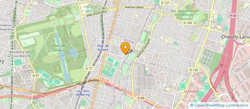 localisation de l'entreprise SOKOM à ANTONY