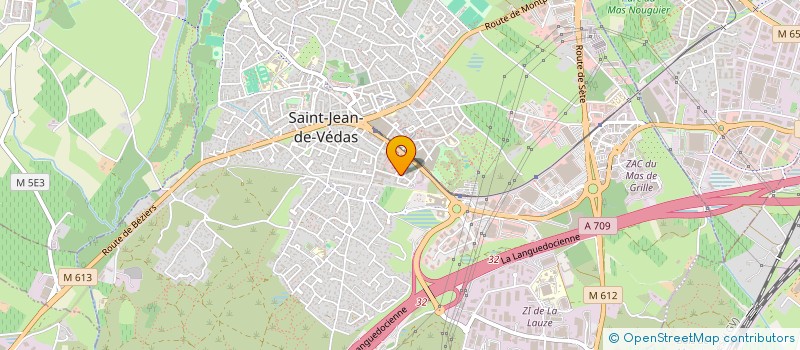 localisation de l'entreprise SOKRA à SAINT-JEAN-DE-VEDAS