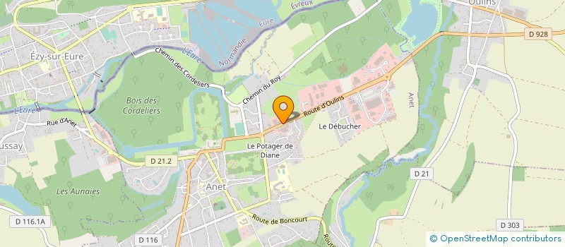 localisation de l'entreprise SOL 28 à ANET