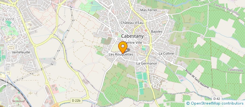 localisation de l'entreprise SOL  CABESTANY