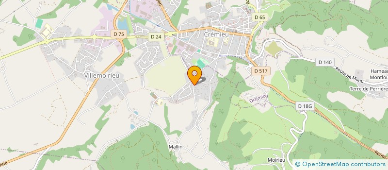 localisation de l'entreprise SOL  CHAMAGNIEU