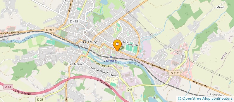 localisation de l'entreprise SOL 64  ORTHEZ