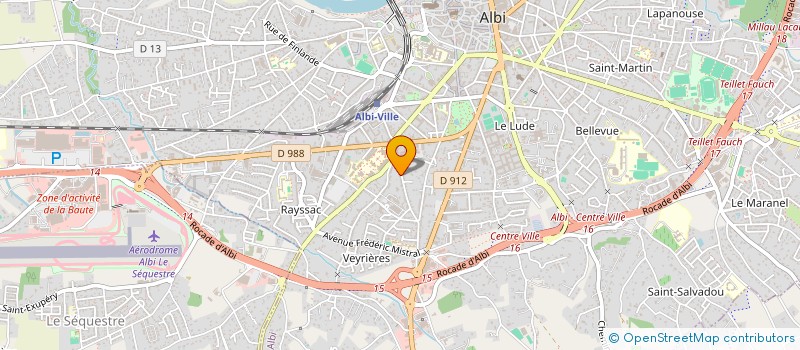 localisation de l'entreprise SOL à ALBI