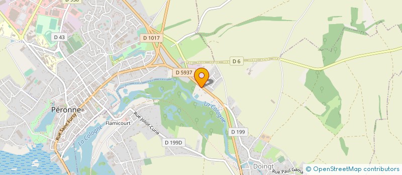 localisation de l'entreprise SOL'AIR à ESTREES-MONS