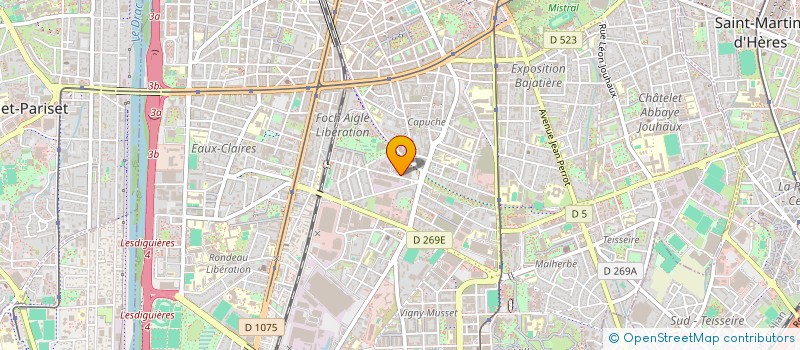 localisation de l'entreprise SOL AIR CONFORT  GRENOBLE