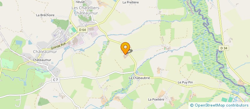 localisation de l'entreprise SOL'AIR DU CERISIER  SEVREMONT