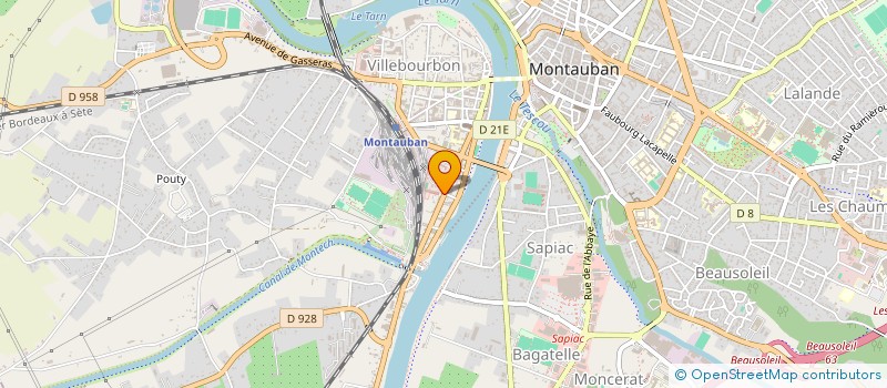 localisation de l'entreprise SOL'AIR MS CONCEPT à MONTAUBAN