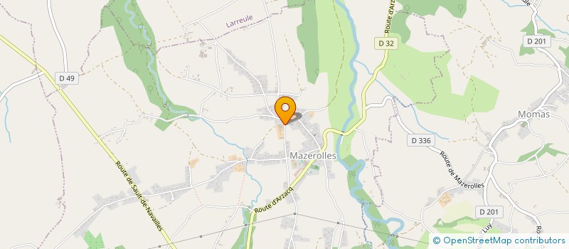 localisation de l'entreprise SOL'ARR à MAZEROLLES