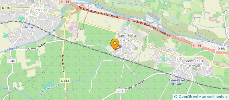 localisation de l'entreprise SOL'ART WATT  SAINT-FELIU-D'AMONT