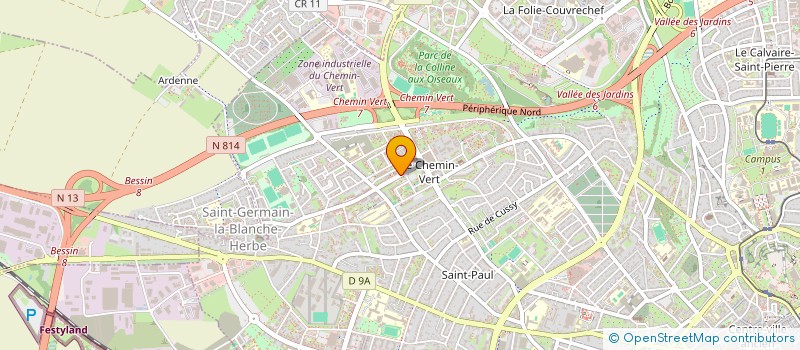 localisation de l'entreprise SOL ASS CHE-VERT TRAV INSERT ORGAN NOUVEAUTES à CAEN