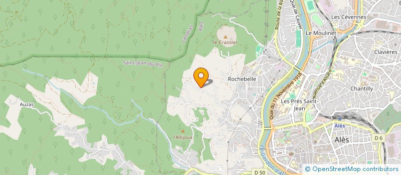 localisation de l'entreprise SOL B.T.P.  ALES