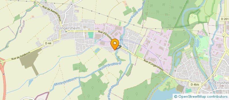 localisation de l'entreprise SOL BAIN CARRELAGE  RAEDERSHEIM