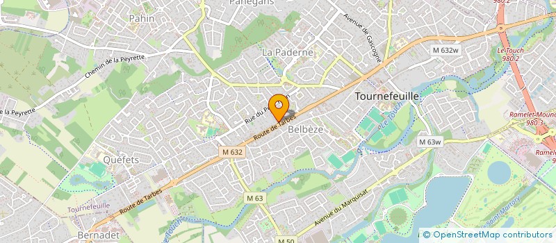 localisation de l'entreprise SOL BETON à TOURNEFEUILLE