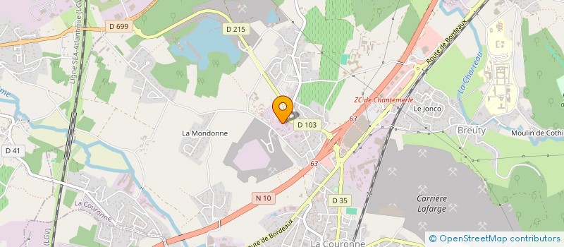 localisation de l'entreprise SOL BETON DECORATIF S.B.D  LA COURONNE