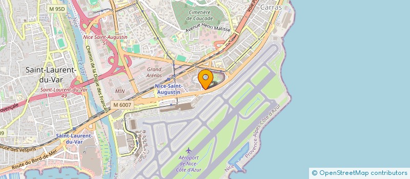 localisation de l'entreprise SOL BETON MEDITERRANEE  NICE