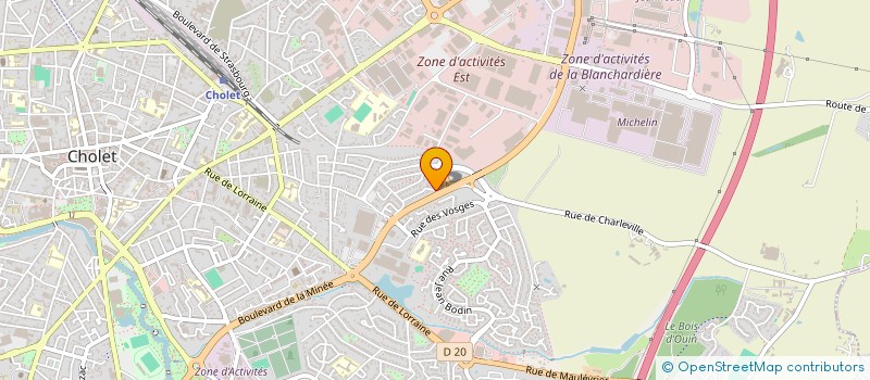localisation de l'entreprise SOL CARRELAGE 49 à CHOLET