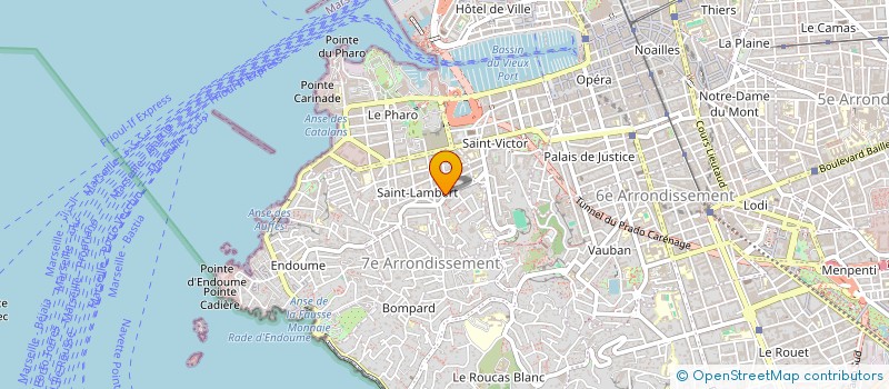 localisation de l'entreprise SOL D'AZUR à MARSEILLE