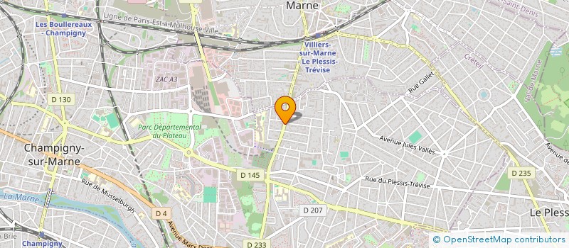 localisation de l'entreprise SOL DANCE à CHAMPIGNY-SUR-MARNE