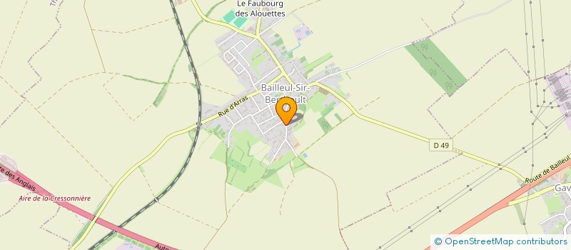 localisation de l'entreprise SOL DECOR  BAILLEUL-SIR-BERTHOULT