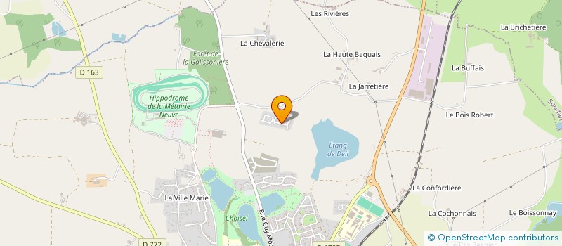 localisation de l'entreprise SOL DESIGN CARRELAGE  CHATEAUBRIANT