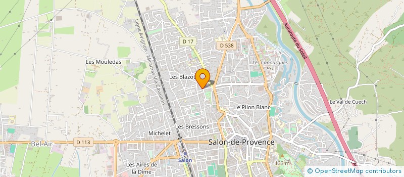 localisation de l'entreprise SOL DYNAMIC  SALON-DE-PROVENCE