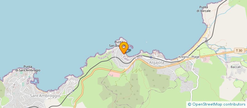 localisation de l'entreprise SOL E MARE SARL à ALGAJOLA