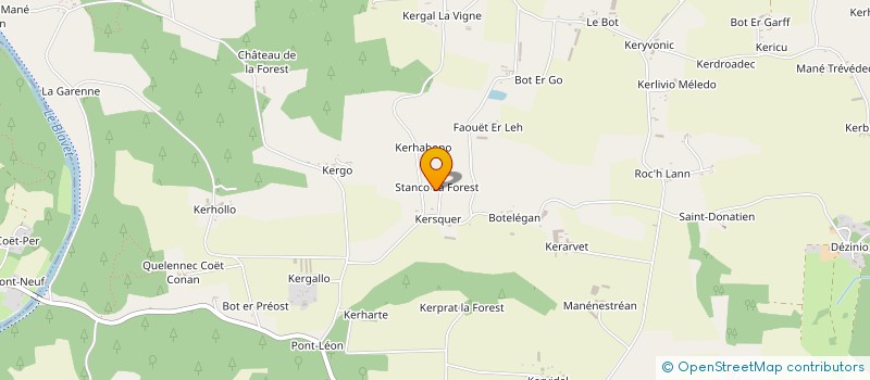 localisation de l'entreprise SOL & EAU CONSEIL  LANGUIDIC