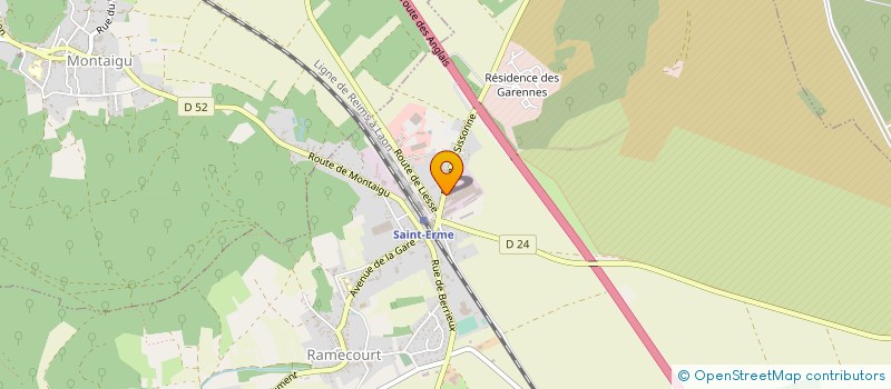 localisation de l'entreprise SOL'ERME à SAINT-ERME-OUTRE-ET-RAMECOURT