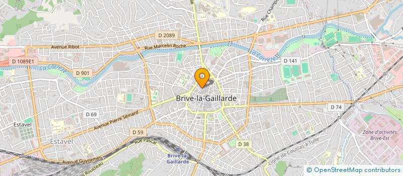 localisation de l'entreprise SOL ET BEN  BRIVE-LA-GAILLARDE