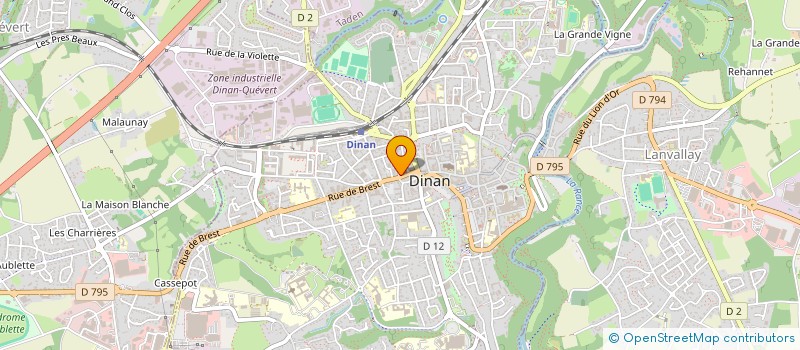 localisation de l'entreprise SOL ET D'AIR à DINAN