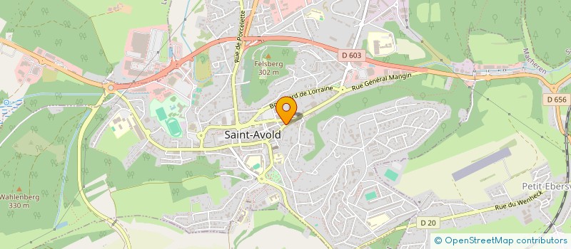 localisation de l'entreprise SOL ET DECORS PISTER PERE ET FILS à SAINT-AVOLD