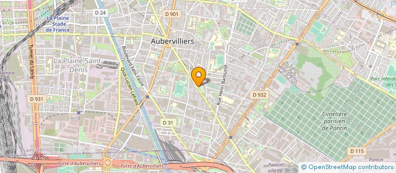 localisation de l'entreprise SOL ETOILE  AUBERVILLIERS