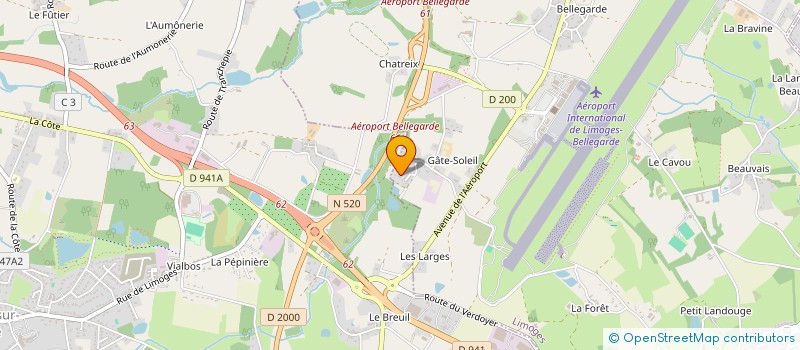 localisation de l'entreprise SOL EXPERT 87 à LIMOGES