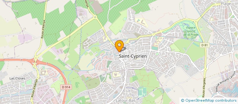 localisation de l'entreprise SOL I VENT  SAINT-CYPRIEN