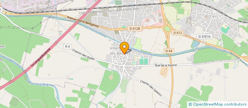 localisation de l'entreprise SOL'IMMO à VILLENEUVE-LES-BEZIERS