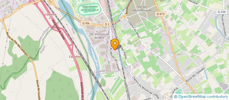 localisation de l'entreprise SOL INTER PEINTURE à CAVAILLON