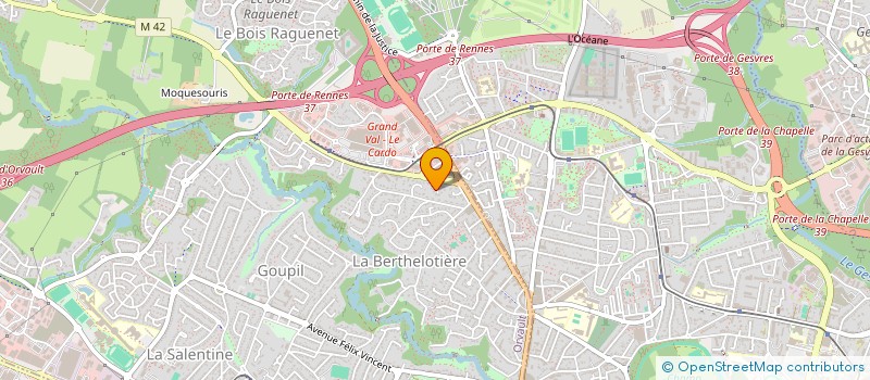 localisation de l'entreprise SOL INVICTUS à ORVAULT