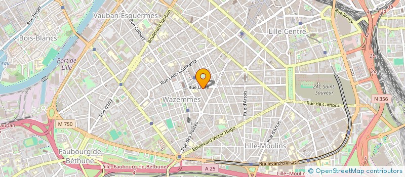 localisation de l'entreprise SOL'IVER à LILLE