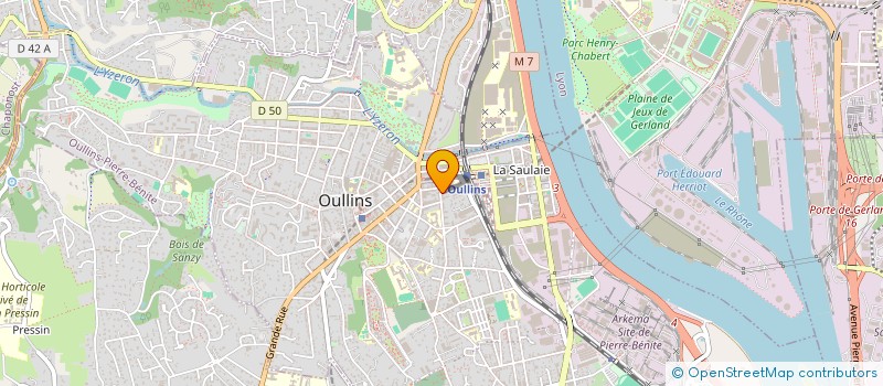 localisation de l'entreprise SOL-JER HABITAT  OULLINS-PIERRE-BENITE