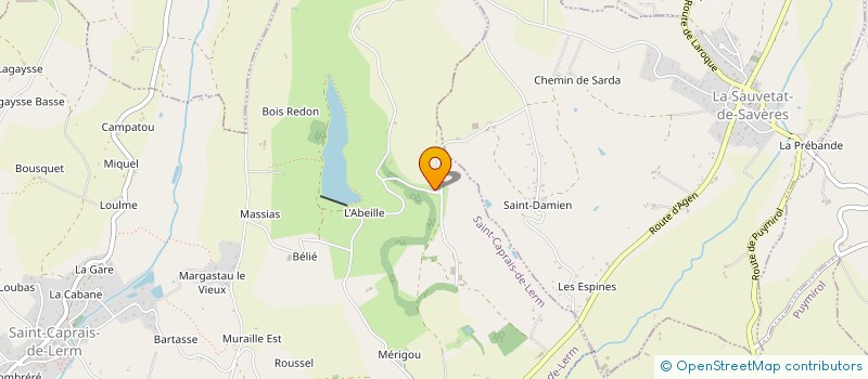 localisation de l'entreprise SOL'LENT  SAINT-CAPRAIS-DE-LERM