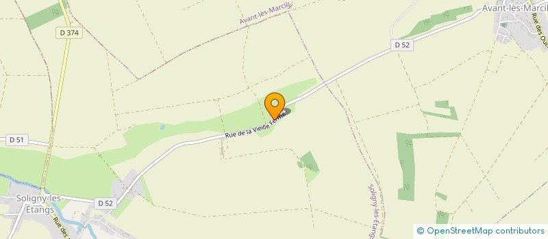 localisation de l'entreprise SOL LES ETANGS  SOLIGNY-LES-ETANGS
