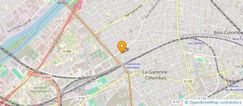 localisation de l'entreprise SOL MURS BOIS SERVICES à COLOMBES