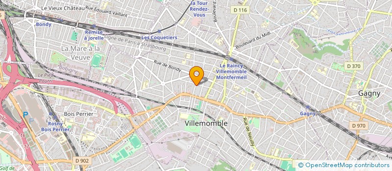 localisation de l'entreprise SOL'N à VILLEMOMBLE