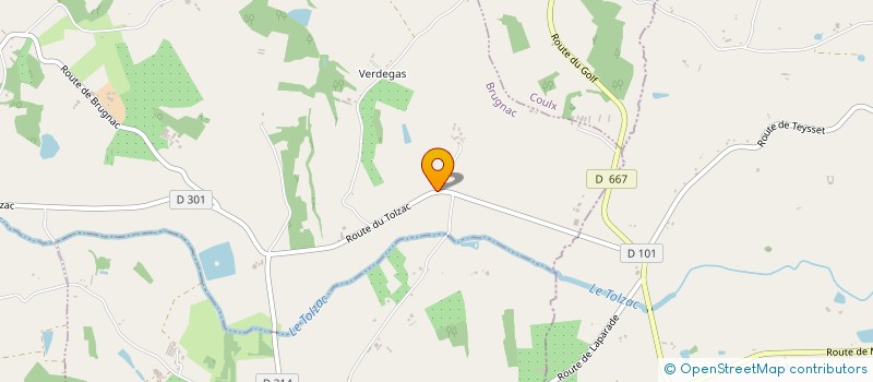 localisation de l'entreprise SOL'OEUF  BRUGNAC