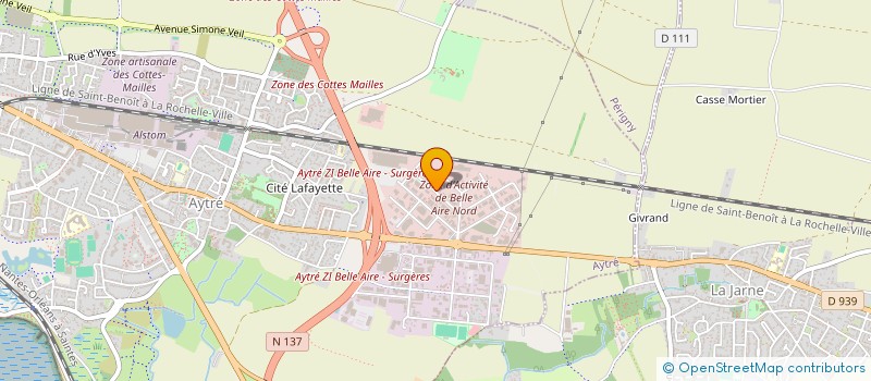 localisation de l'entreprise SOL & PIERRE à AYTRE