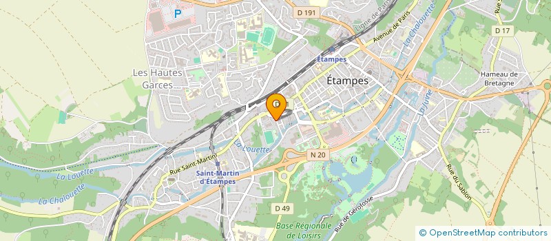localisation de l'entreprise SOL PLUS à ETAMPES