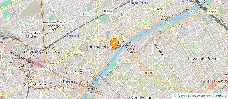 localisation de l'entreprise SOL-R à COURBEVOIE