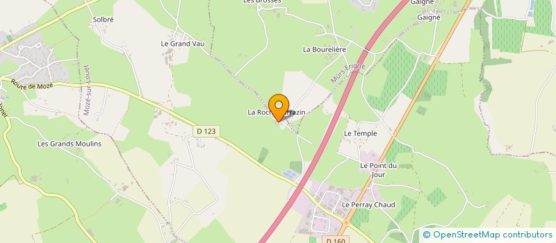 localisation de l'entreprise SOL'R-O à MOZE-SUR-LOUET