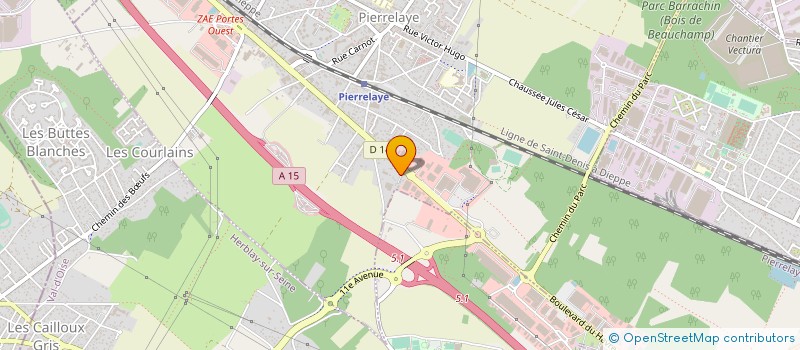 localisation de l'entreprise SOL VERT SERVICE à PIERRELAYE